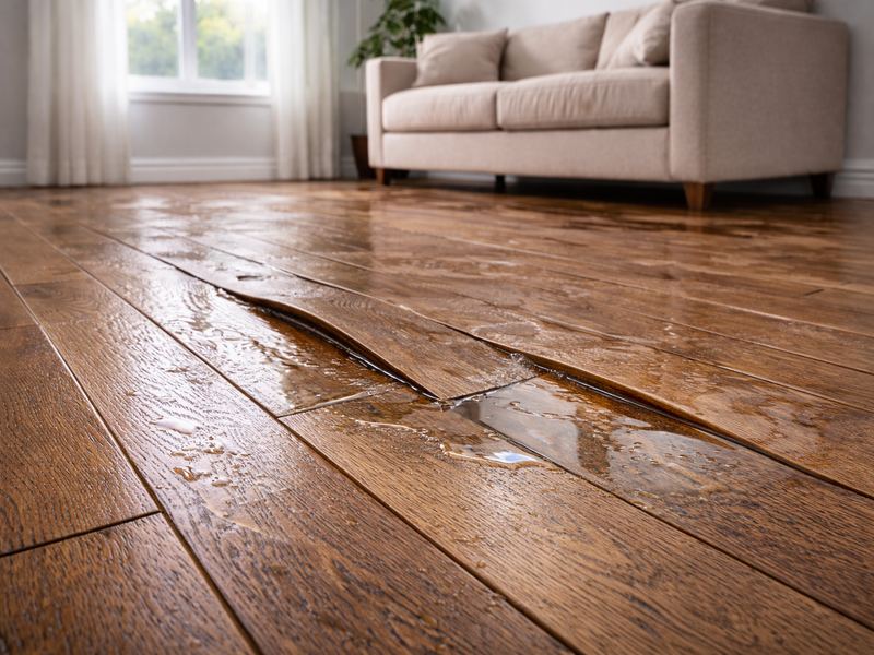 Warped Floor Panels From Water Damage